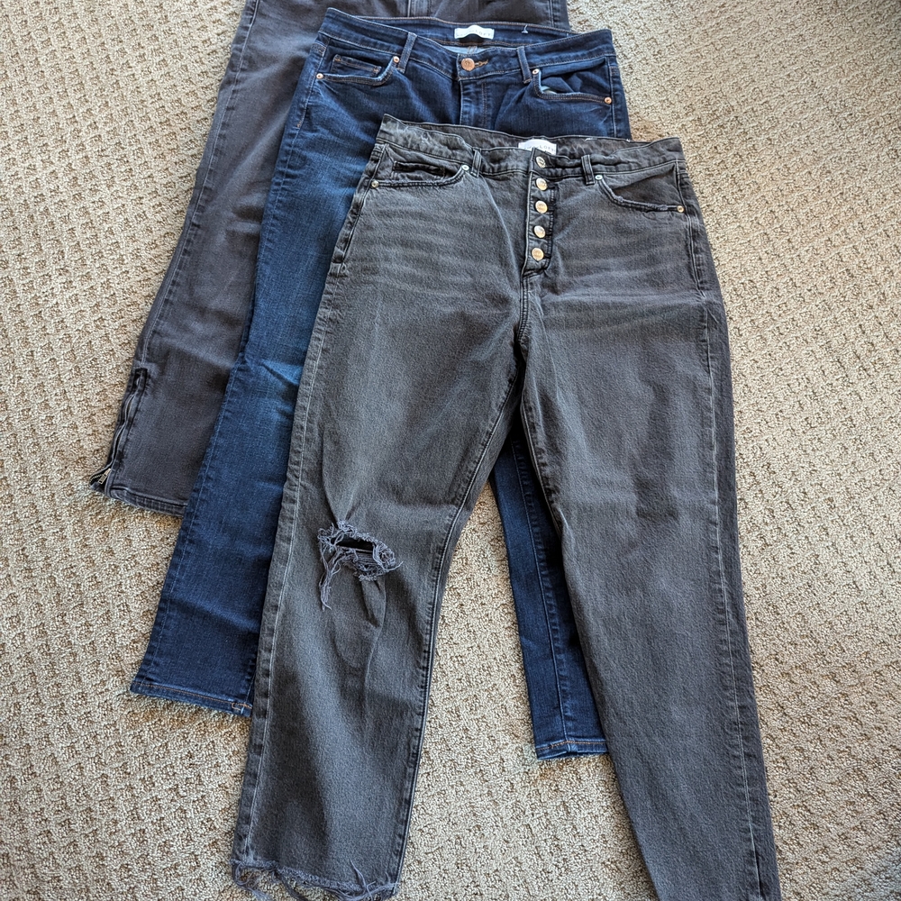 Women's Gray Jeans